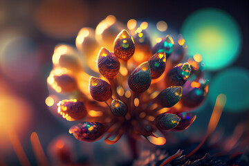 Aufkleber - Beautiful abstract bright bokeh background