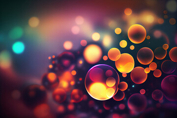 Aufkleber - Beautiful abstract bright bokeh background