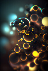 Aufkleber - Beautiful abstract bright bokeh background