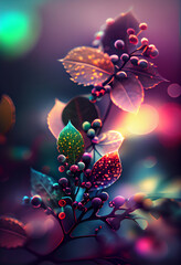 Aufkleber - Beautiful abstract bright bokeh background