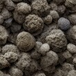 pumice rock texture - balls - seamless, tileable - 6K