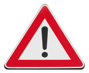 Wall Mural - danger traffic sign transparent PNG