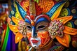 Beatifil and colorful mask display during the parade in Masskara Festival