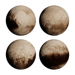 Wall Mural - 3d rendering planet pluto solar system universe