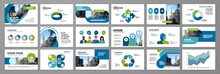 Business Infographic Elements Template Set. Keynote Presentation Background, Slide Templates Design, Website Ideas, Brochure Cover Design, Landing Page, Annual Report Brochure. Vector Illustration