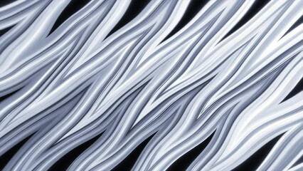 Poster - Beautiful background of colorful zigzag stripes. Motion. Wavy lines move in iridescent flow pattern. Zigzag waves of lines in beautiful stream