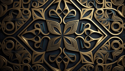 Wall Mural - geometric pattern with ornament