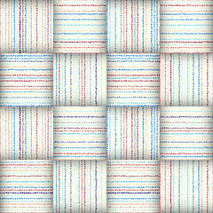 Fototapete - Patchwork textile pattern. Seamless quilting design background.