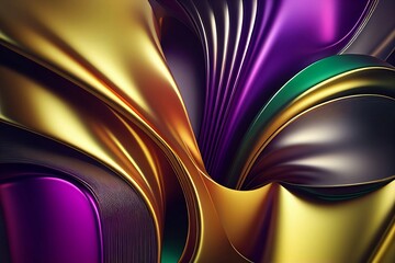 Wall Mural - colorful abstract background made with generative ai