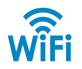 Poster - wifi zone sign set, free wifi icon