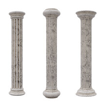 Roman Column Pillar Stone Isolated