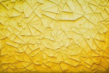 Sticker - A Radiant Realm: A Beautiful Abstract Yellow Wall Background with Decorative Texture - Generative AI