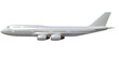 Aircraft 3D rendering airplane on white background