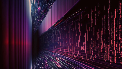 Big data technology concept. Generative Ai