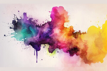 Wall Mural - Abstract Colorful Watercolor Background For Graphic Design