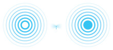 Digital Technology Radio Wave Vector Illustration On White Background