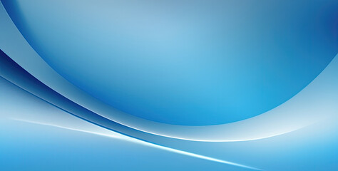 Wall Mural - Abstract simple curved wave pattern gradient blue background  template element design for corporate, business, banner, poster, brochure, header, wallpaper, website, landing page, cover and interior