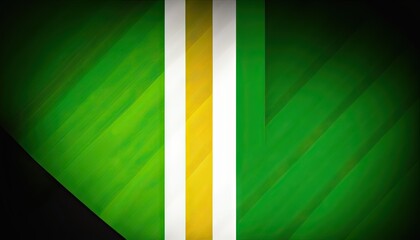 Saint Patrick's Day Geometric Shapes with Striped designs and Bright color palette : A Beautiful Unique Colorful and Bold 3D Rendering Wallpaper Template for Celebration (generative AI)