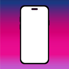 Wall Mural - download page of the mobile mockup on png clearly screen background 02