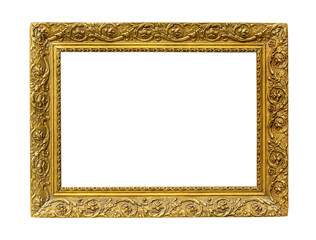 Wall Mural - The antique gold frame