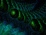 Fototapeta Przestrzenne - Imaginatory fractal abstract background Image
