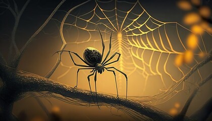 spider on the web