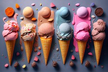 Ice Cream Cones Wallpaper