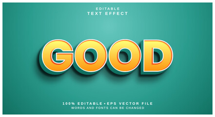 Leinwandbilder - Editable text style effect - Good text style theme.