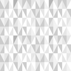 Wall Mural - Fashionable monochrome background of gray triangles - seamless geometric pattern.