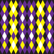 Ethnic Pattern Purple And Yellow Collor Background