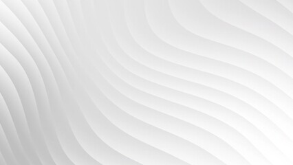 White curve waves abstract motion background. Seamless looping animation