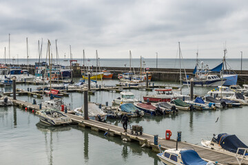 Wall Mural - Bridlington harbour