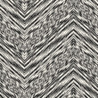 Monochrome Wood Grain Textured Chevron Pattern