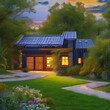 © Ai.Art.Creations - 10 A house that is energy-efficient and sustainable, with a modern and minimalistic design 2_SwinIRGenerative AI