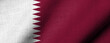 3D Flag of Qatar waving