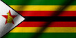 3D Flag of Zimbabwe waving