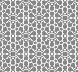 Seamless geometric pattern. Vector decorative ornamental pattern. Abstract background. Morocco Seamless pattern. Traditional Islamic Design. Mosque decoration element. 

