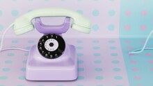 Retro Phone Ringing Loop Animation