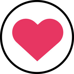 Wall Mural - there is a heart pattern in the center of the circle.