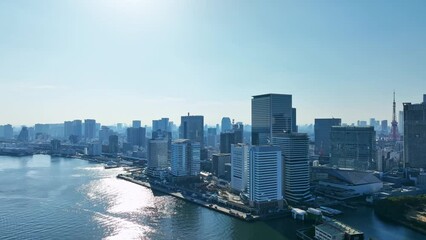 Leinwandbilder - 都市の空撮