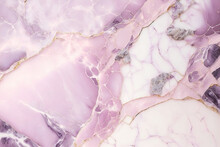 Luxury White And Lilac Marble Background. Generative AI Illustration