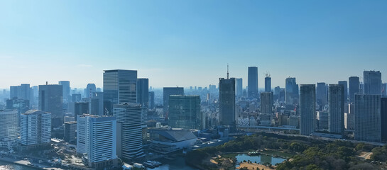 Poster - 都市の空撮