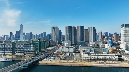 Canvas Print - 都市の空撮