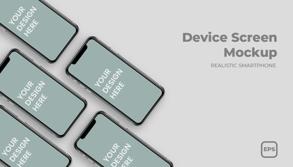 Screen phone mockup