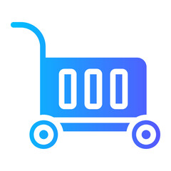 Sticker - shopping cart icon 