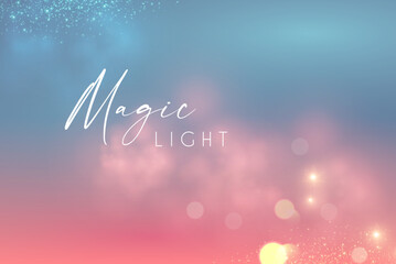 Wall Mural - Soft bokeh. Elegant vector light effect. Fluid color and blur trendy screen design