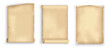 © coolvectormaker - set of realistic parchment old paper isolated