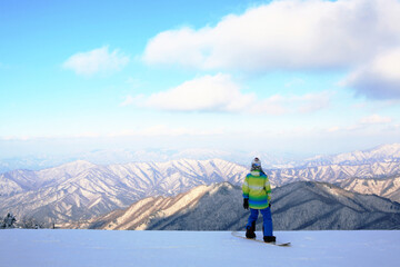 Wall Mural - snowboarder