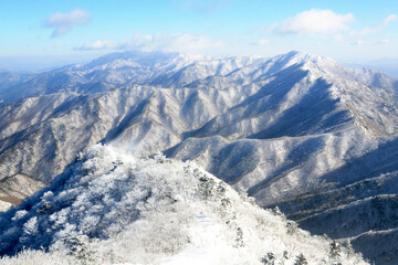 Sticker - a winter mountain