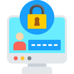 Sticker - Online Privacy Icon